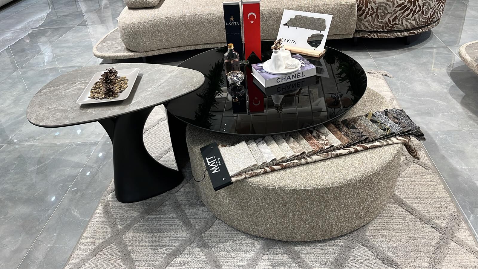 Venüs 3'lü Orta Sehpa Seti