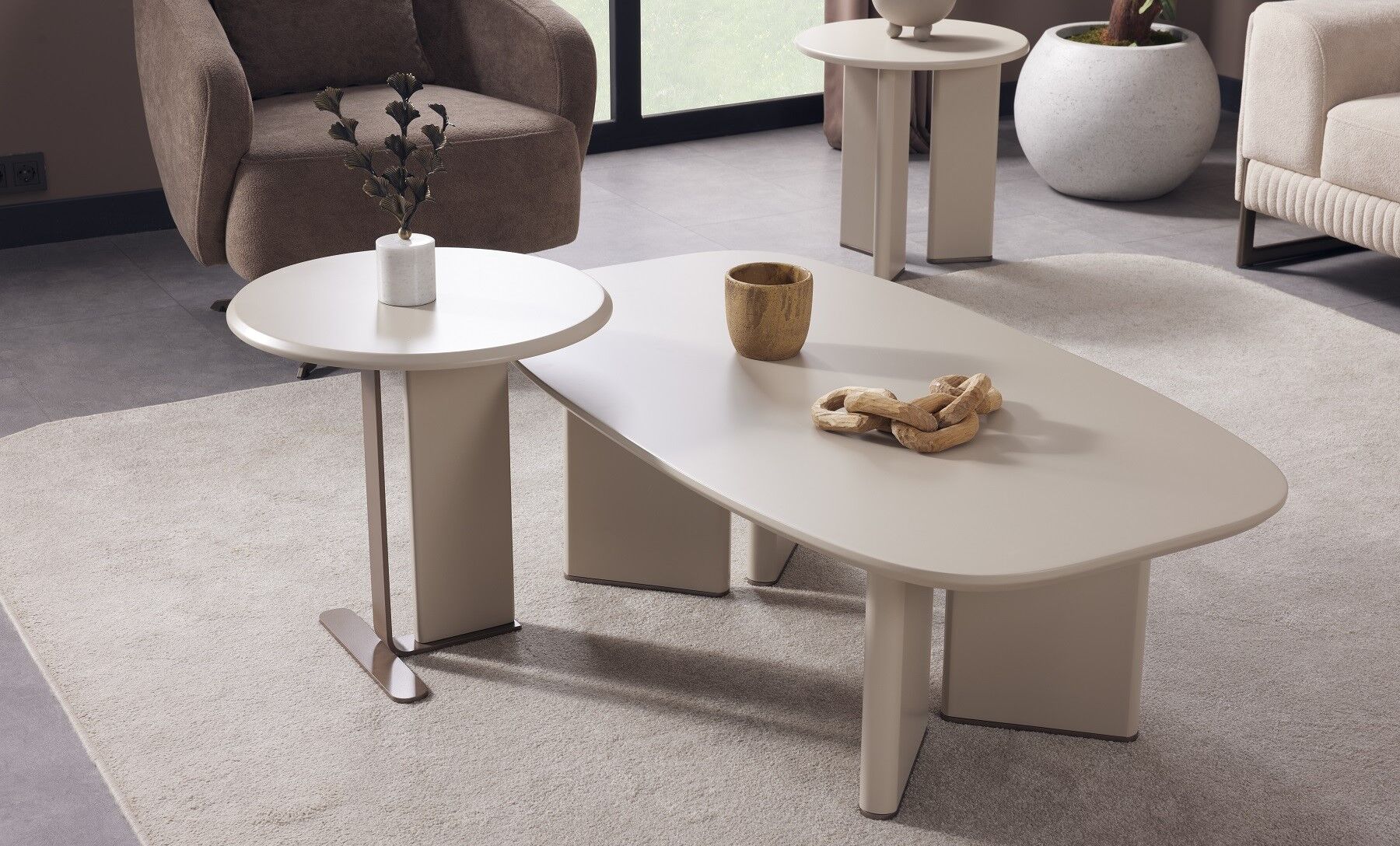 Nota Orta Sehpa ve Yan Sehpa