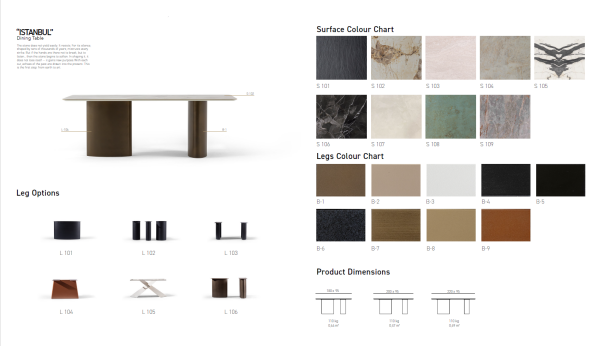 İstanbul Masa - Seramik