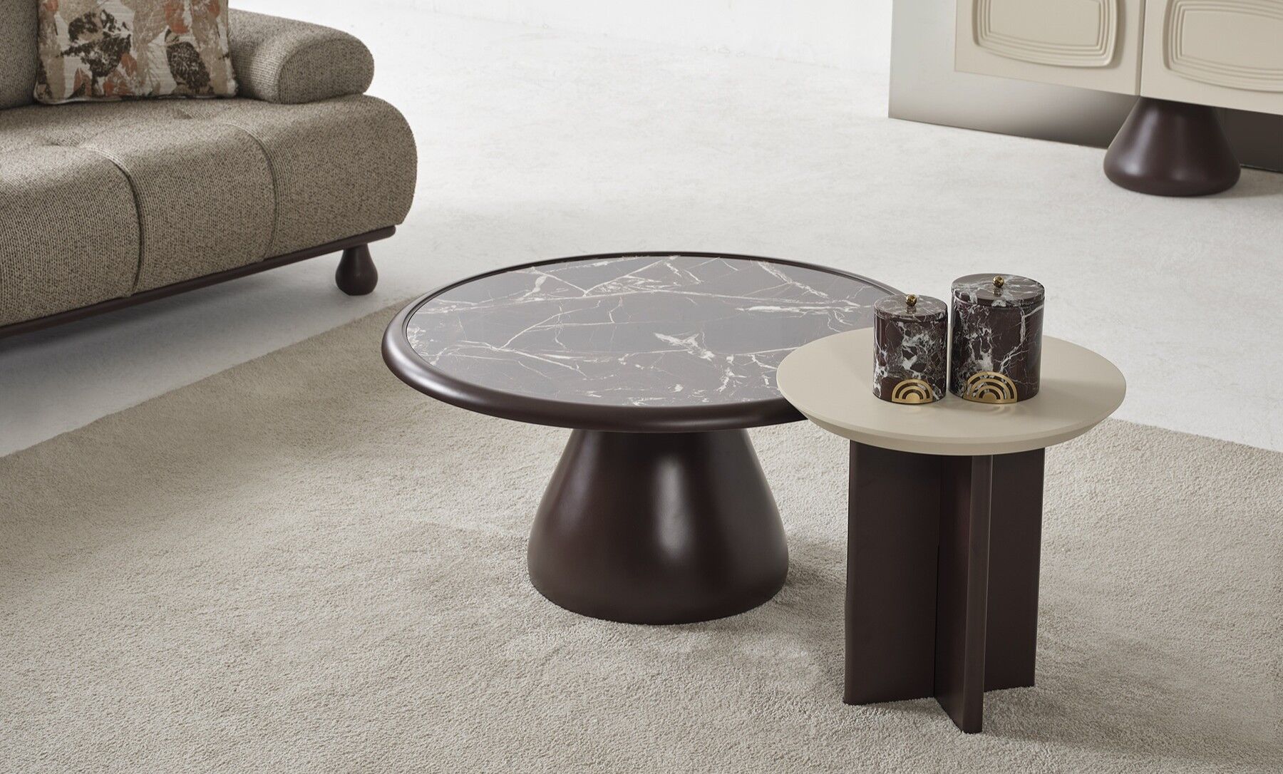 Leonora Orta Sehpa ve Yan Sehpa