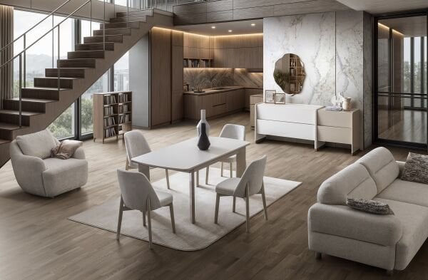 Japandi Yemek Odası