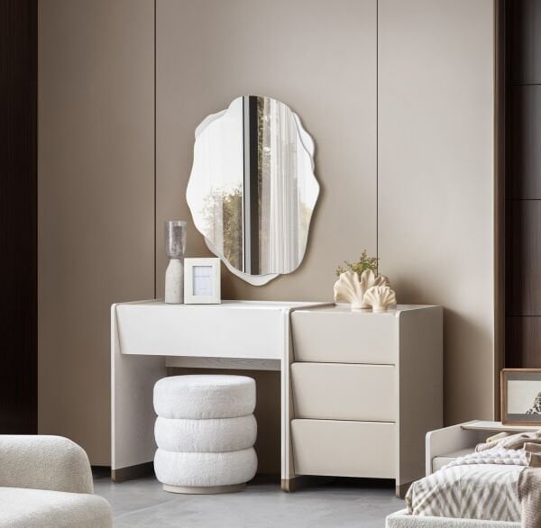 Japandi Bazalı Yatak Odası