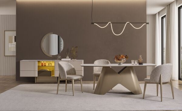 Oslo Luxury Masa - Porselen Seramik