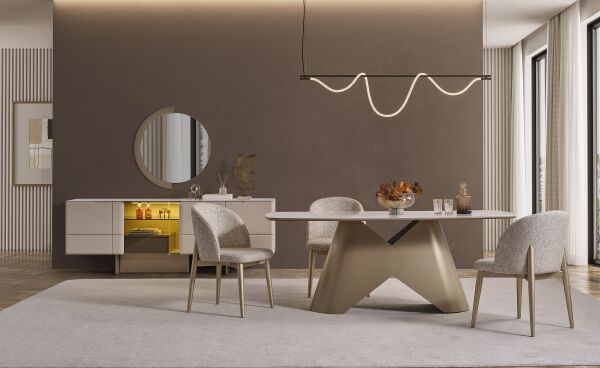Oslo Luxury Masa - Porselen Seramik