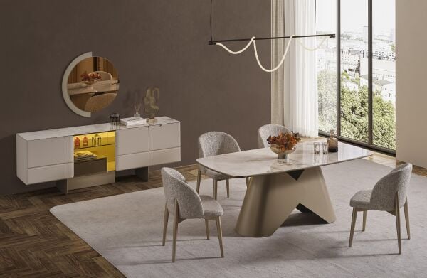 Oslo Luxury Yemek Odası - Porselen