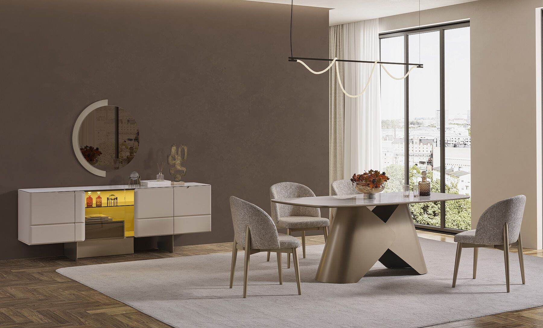 Oslo Luxury Yemek Odası - Porselen