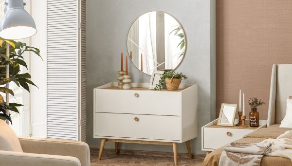 Bohem Yatak Odası Şifonyer ve Ayna