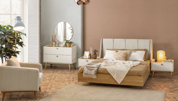 Bohem Yatak Odası Karyola ve Başucu