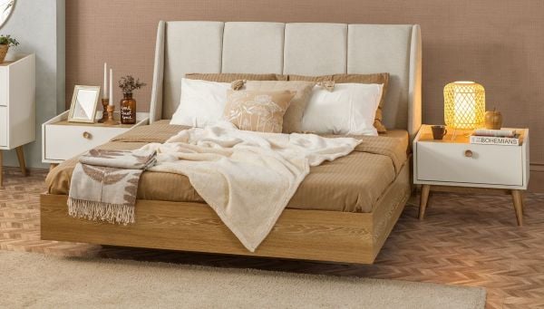 Bohem Yatak Odası Karyola ve Başucu