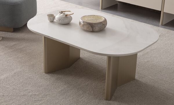 Lusso Orta Sehpa - Seramik