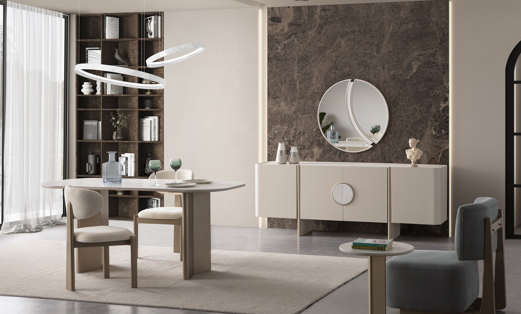 Lusso Yemek Odası - Seramik