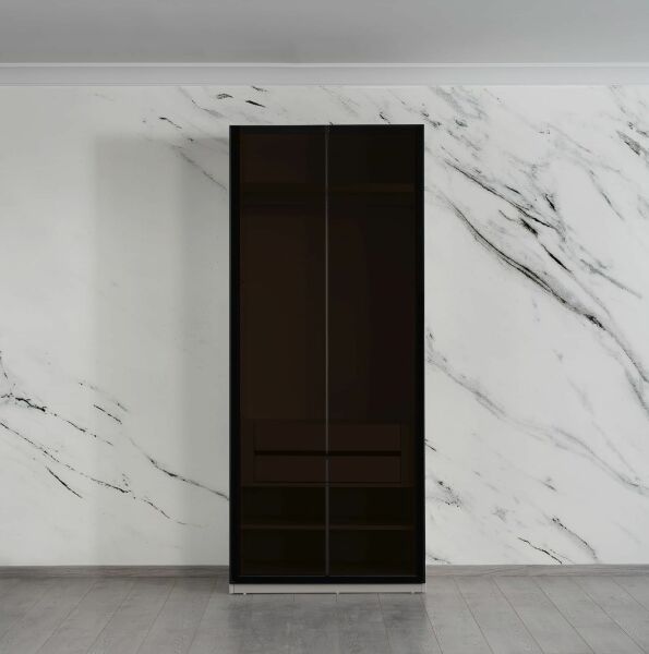 Merkür Giyinme Dolabı İki Kapaklı Camlı Modül