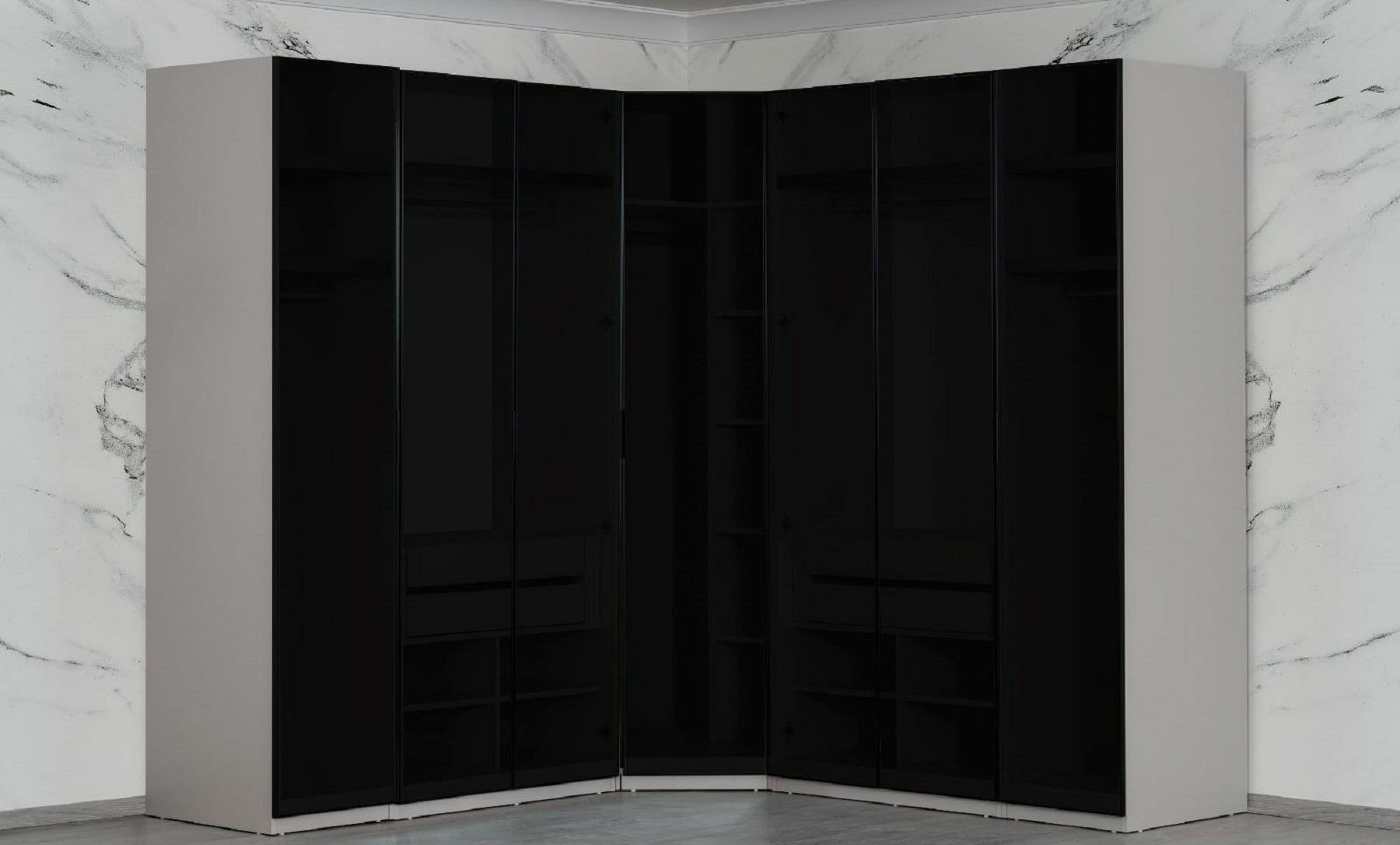 Merkür Giyinme Dolabı İki Kapaklı Camlı Modül