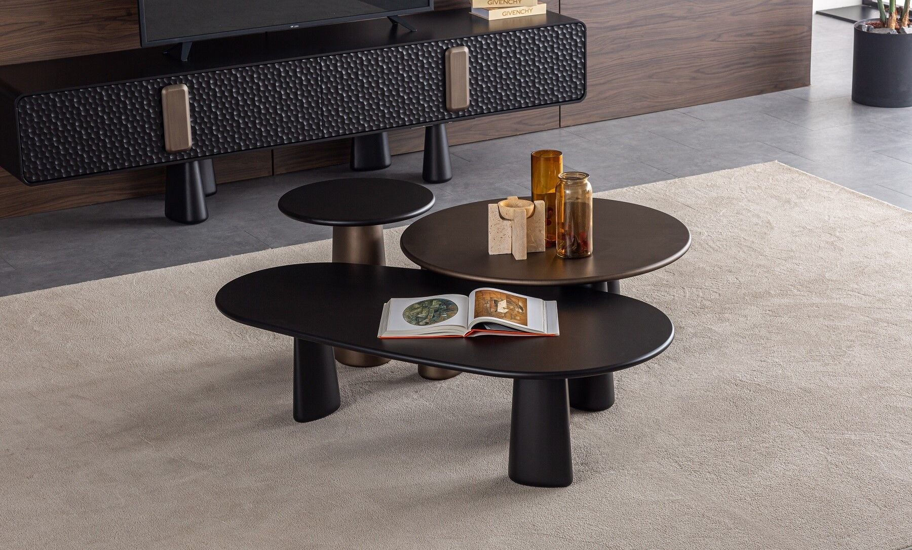 Klein 3'lü Orta Sehpa Seti