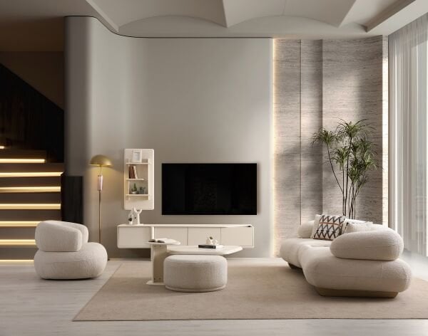 Glamour Tv Ünitesi - Krem