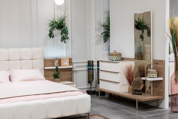 İsabelle Yatak Odası 5 Kapılı Dolap