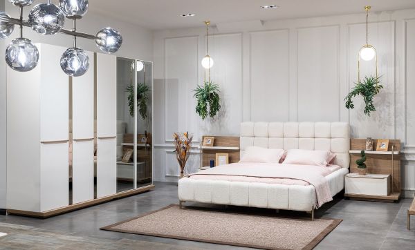 İsabelle Yatak Odası 5 Kapılı Dolap