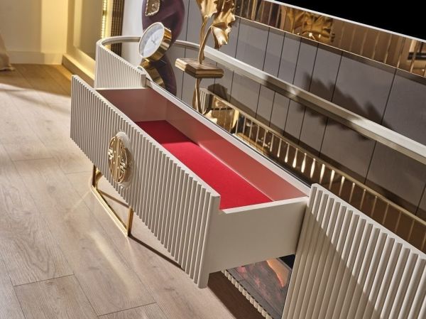 Gucci Şömineli Tv Ünitesi Tv Ünitesi