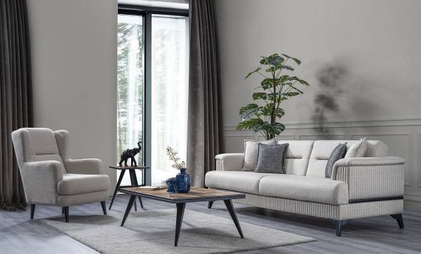 Milan Koltuk Takımı Üçlü Koltuk - Yataklı