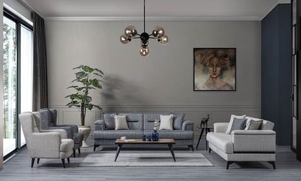 Milan Koltuk Takımı Üçlü Koltuk - Yataklı