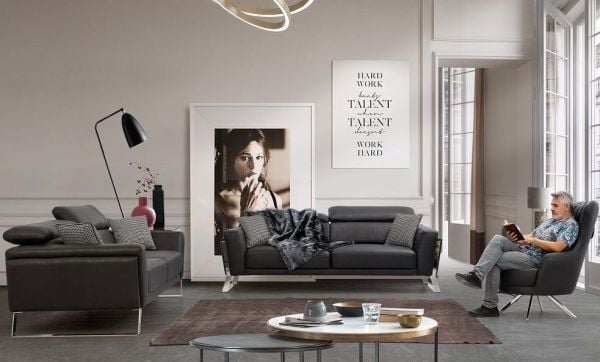 Piano Koltuk Takımı Üçlü Koltuk - Mekanizmalı