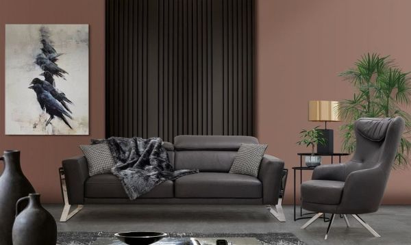 Piano Koltuk Takımı Bir Üçlü Koltuk ( Mekanizmalı ) + Bir Üçlü Koltuk + Bir Tekli Koltuk