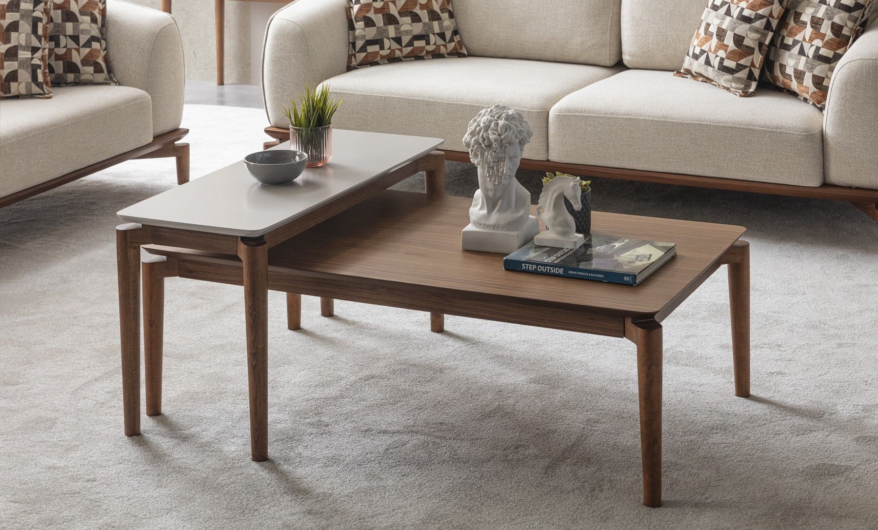 Lotus Orta Sehpa ve Ek Sehpa