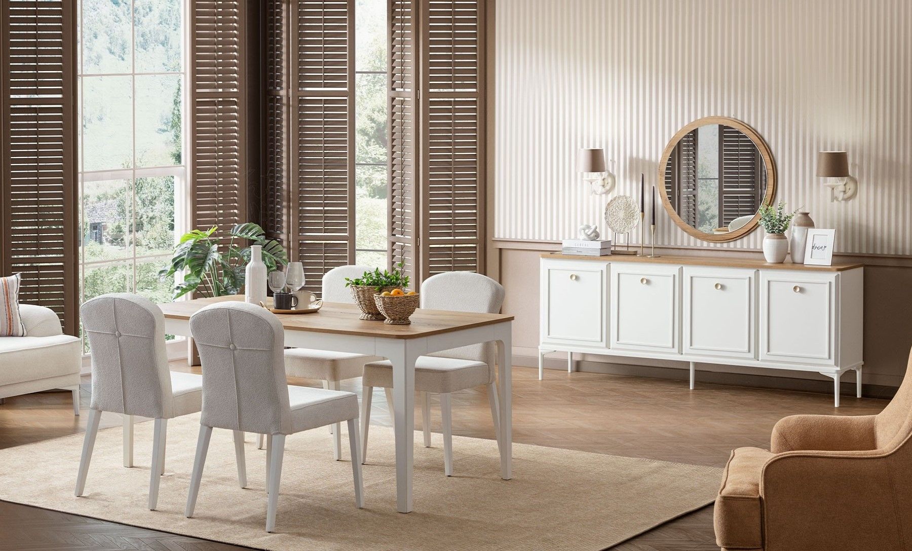 Modern Countery Yemek Odası