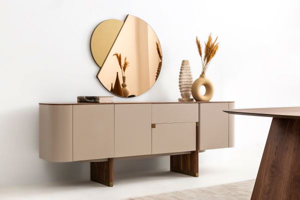 Delta Yemek Odası - Bej - Ceviz