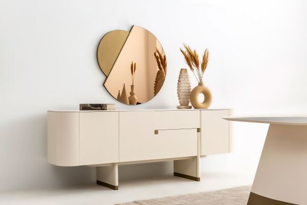 Delta Yemek Odası - Ekru - Gold